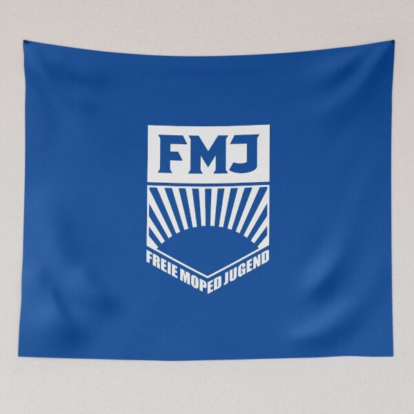 Item preview, FMJ - Free Moped Youth Logo (White) designed and sold by VEB Ostladen.