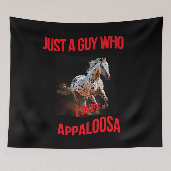 Item preview, Just a guy who loves horse appaloosa designed and sold by Estevam Marinho.