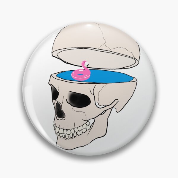 Item preview, Pool floatie skull designed and sold by Thatgaybrand.