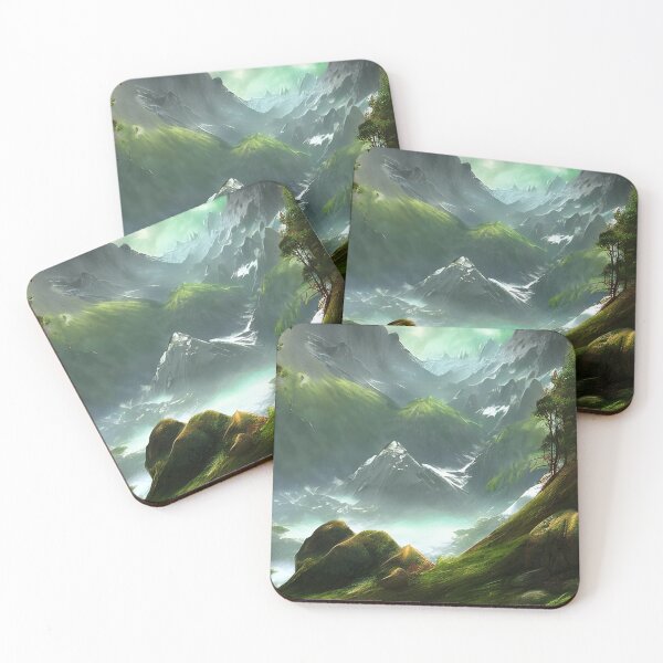 Item preview, Mountain environment realistic fantasy world  designed and sold by The Love Quill.