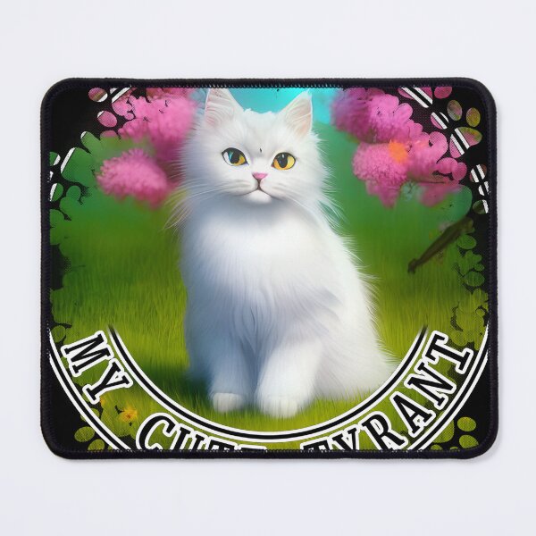 Item preview, Bushtomat, Turkish Angora cat , My cute tirant! designed and sold by Digisabella.