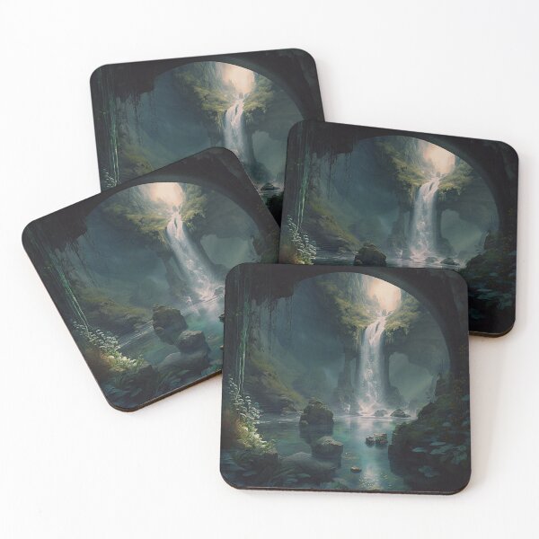 Item preview, 16 - Sacred Pools Waterfalls Inner Earth Ethereal designed and sold by StarbuckLight.