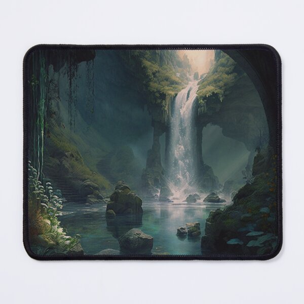 Item preview, 16 - Sacred Pools Waterfalls Inner Earth Ethereal designed and sold by StarbuckLight.