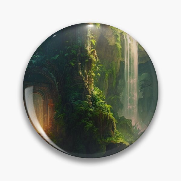 Item preview, 17 - Sacred Pools Waterfalls Inner Earth Ethereal designed and sold by StarbuckLight.