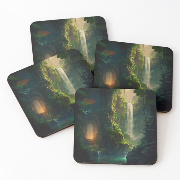 Item preview, 17 - Sacred Pools Waterfalls Inner Earth Ethereal designed and sold by StarbuckLight.