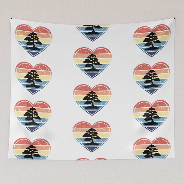 Item preview, Bonsai tree retro heart designed and sold by piesdesignart.