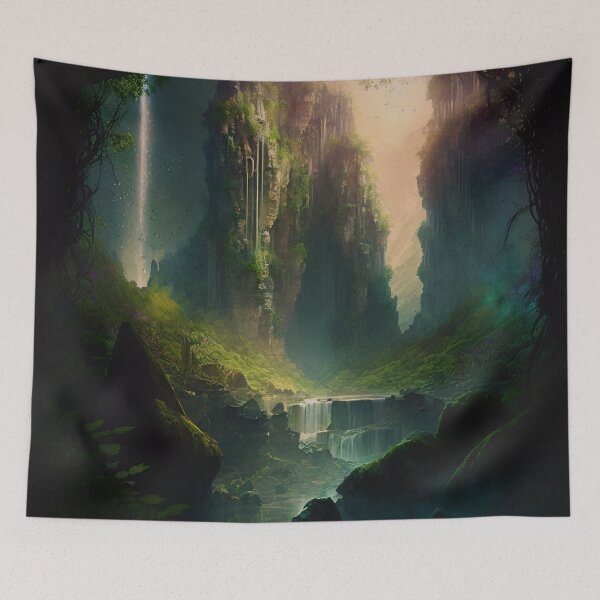 Item preview, 18 - Sacred Pools Waterfalls Inner Earth Ethereal designed and sold by StarbuckLight.