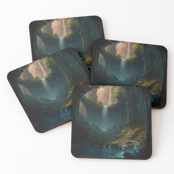Item preview, 19 - Sacred Pools Waterfalls Inner Earth Ethereal designed and sold by StarbuckLight.