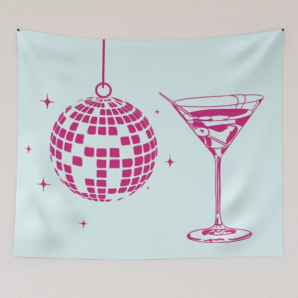 Item preview, Wine and disco ball designed and sold by estela-thehouse.