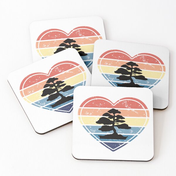 Item preview, Bonsai tree retro heart designed and sold by piesdesignart.
