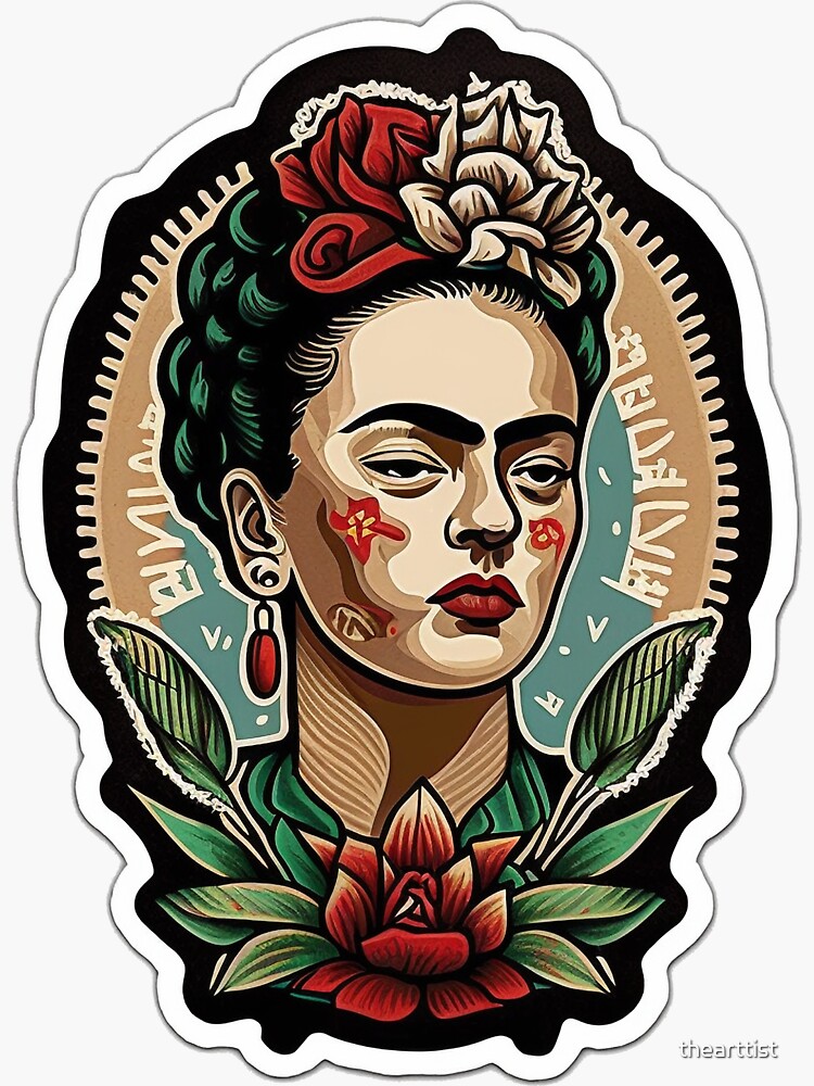 Frida Kahlo Mexicana Sticker