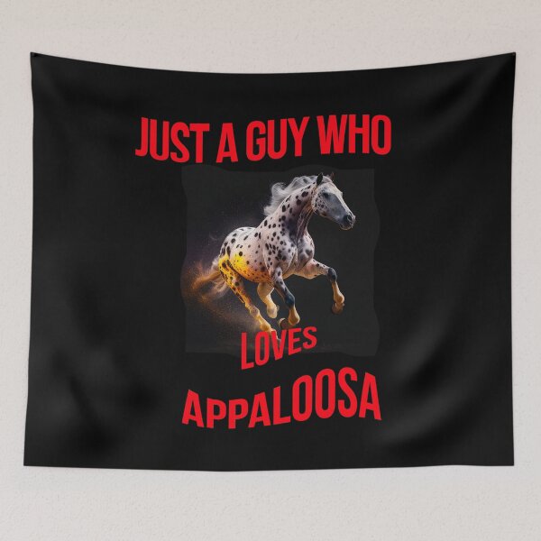Item preview, Just a guy who loves horse appaloosa designed and sold by Estevam Marinho.