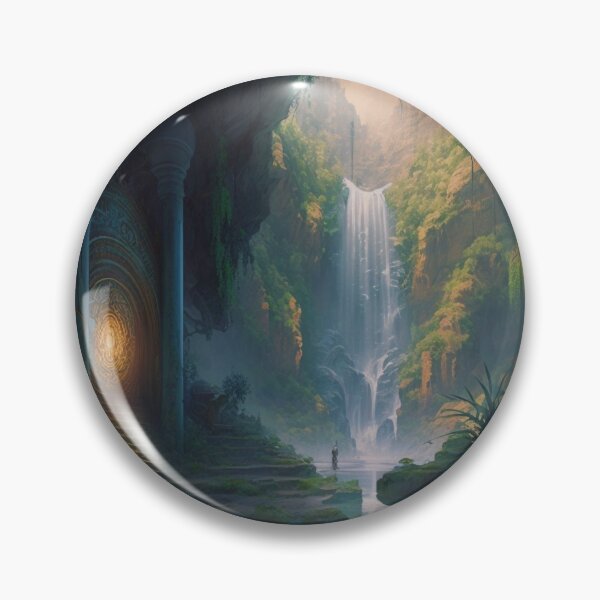 Item preview, 21 - Sacred Pools Waterfalls Inner Earth Ethereal designed and sold by StarbuckLight.