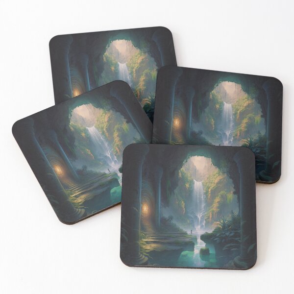 Item preview, 21 - Sacred Pools Waterfalls Inner Earth Ethereal designed and sold by StarbuckLight.