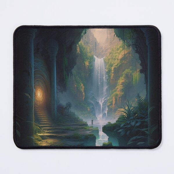 Item preview, 21 - Sacred Pools Waterfalls Inner Earth Ethereal designed and sold by StarbuckLight.
