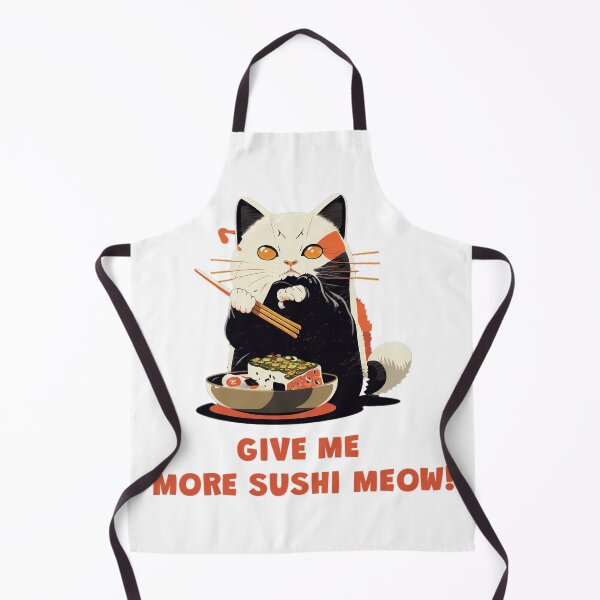 Item preview, Give me more sushi MEOW designed and sold by MeditationMind.