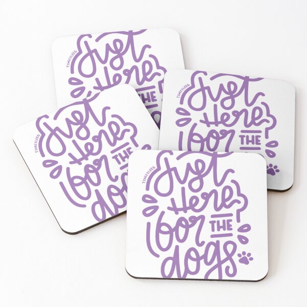 Item preview, I'm Just Here For The Dogs - Purple  designed and sold by kriwolnkweguq.