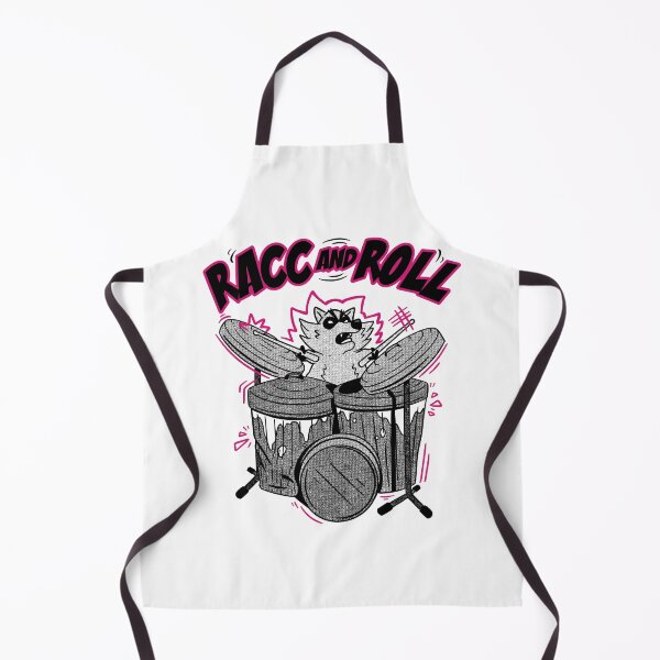 Item preview, Racc And Roll - Raccoon Plays Drums designed and sold by Shirtey.