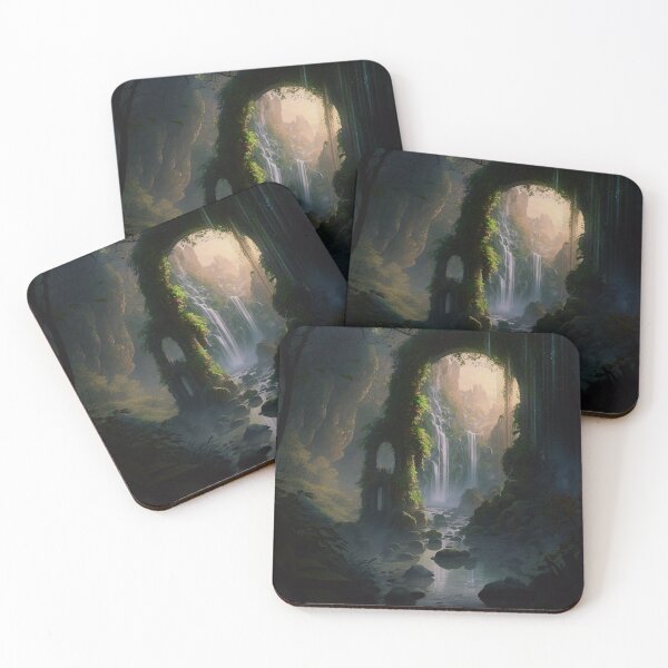Item preview, 22 - Sacred Pools Waterfalls Inner Earth Ethereal designed and sold by StarbuckLight.