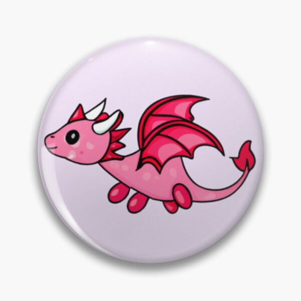 Item preview, Cute Little Flying Pink Dragon  designed and sold by HanaiPrint.