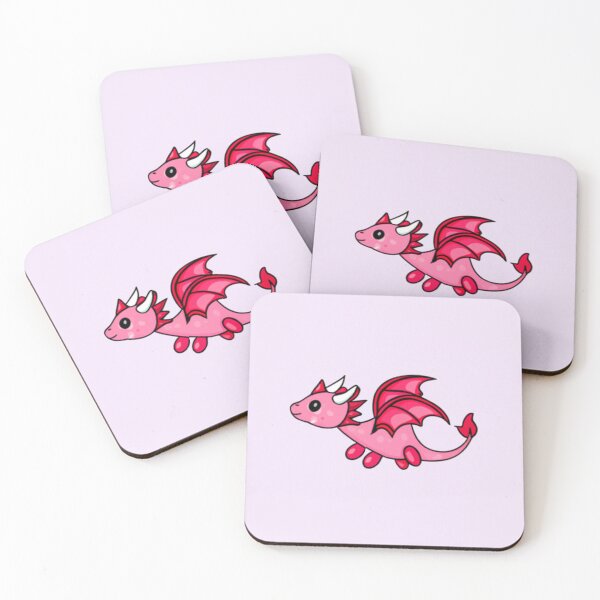 Item preview, Cute Little Flying Pink Dragon  designed and sold by HanaiPrint.