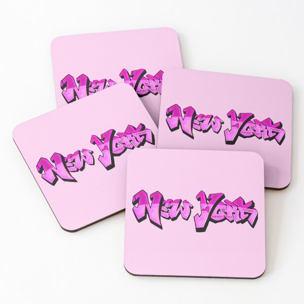 Item preview, Graffiti rosa de matrícula de Nueva York designed and sold by Pink Yeah.