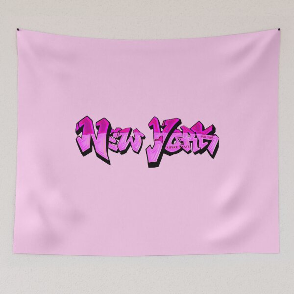 Item preview, Graffiti rosa de matrícula de Nueva York designed and sold by Pink  Yeah.