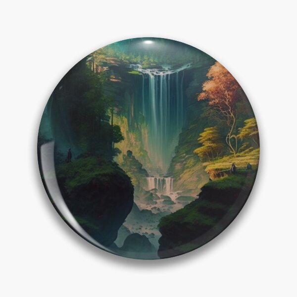 Item preview, 23 - Sacred Pools Waterfalls Inner Earth Ethereal designed and sold by StarbuckLight.