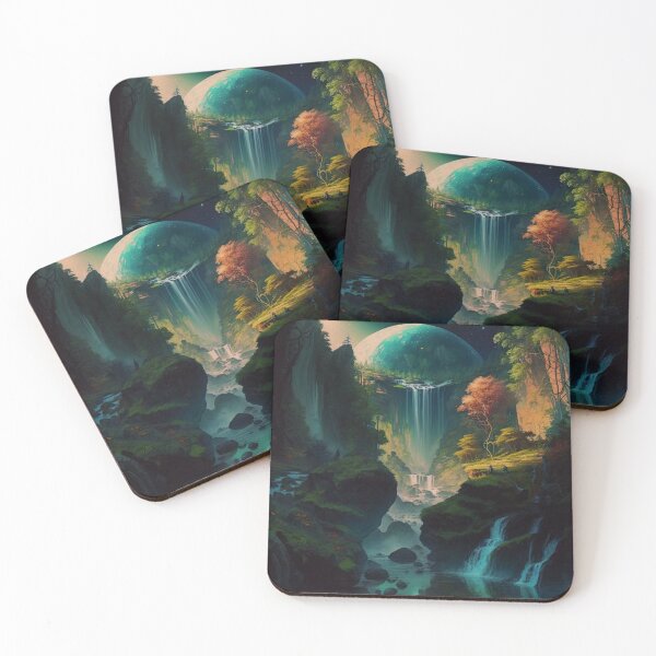 Item preview, 23 - Sacred Pools Waterfalls Inner Earth Ethereal designed and sold by StarbuckLight.