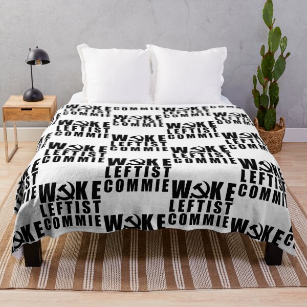 Item preview, Woke Leftist Commie (black lines) designed and sold by NickiPost.