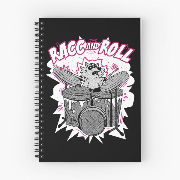 Item preview, Racc And Roll - Raccoon Plays Drums designed and sold by Shirtey.