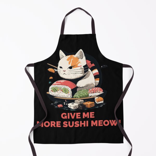 Item preview, Give me more sushi MEOW designed and sold by MeditationMind.