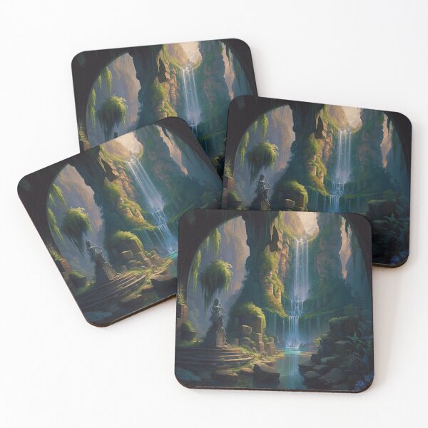 Item preview, 24 - Sacred Pools Waterfalls Inner Earth Ethereal designed and sold by StarbuckLight.