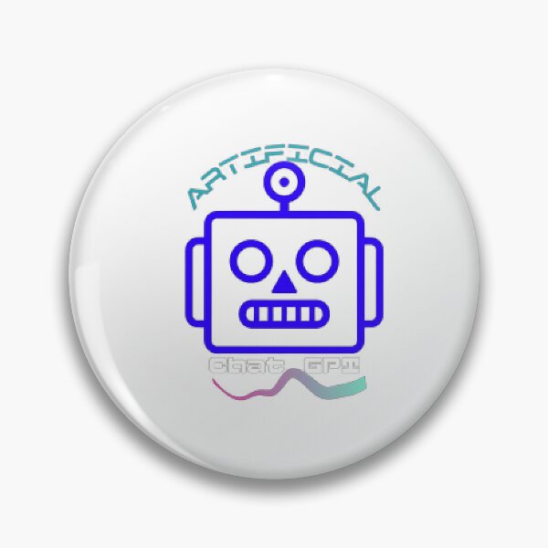Item preview, Chat GPT Artificial , Blue Robot  designed and sold by KoumlisArt.