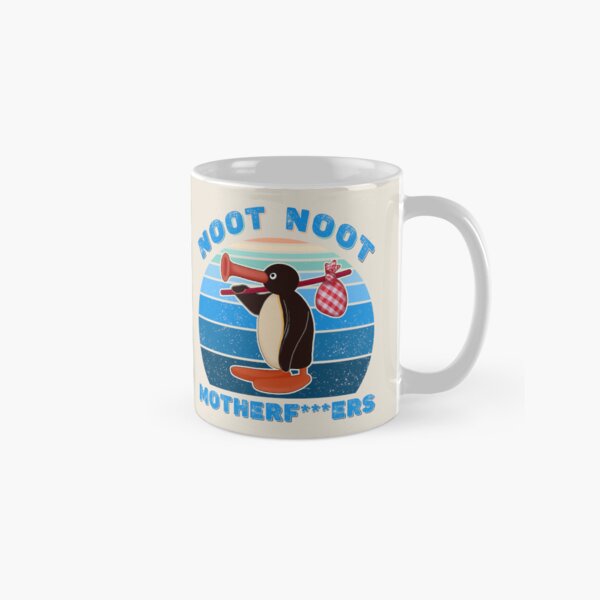 Vista previa del artículo con la obra «Noot Noot Pingu Noot Meme Pingu Noot Noot Madre», diseñado y vendido por GreenSplash.