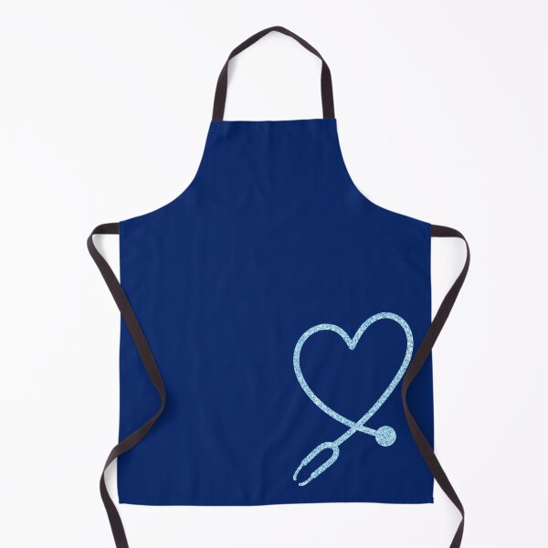 Item preview, Blue Heart Stethoscope Glitter designed and sold by orchidgd.