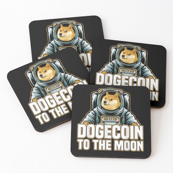 Item preview, Dog dogecoin to the moon meme designed and sold by Sovik Goswami.