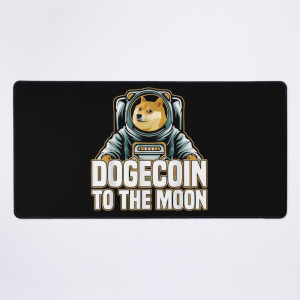 Item preview, Dog dogecoin to the moon meme designed and sold by Sovik Goswami.