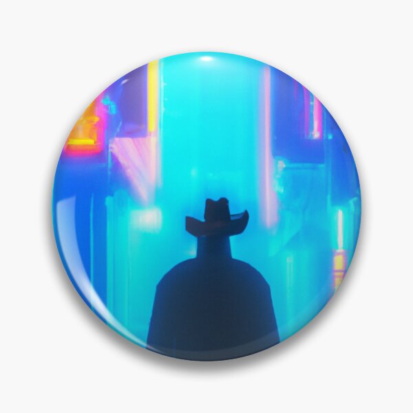 Item preview, Cowboy GunSlinger Noir Neo Tokyo Futurescape designed and sold by RTAH.