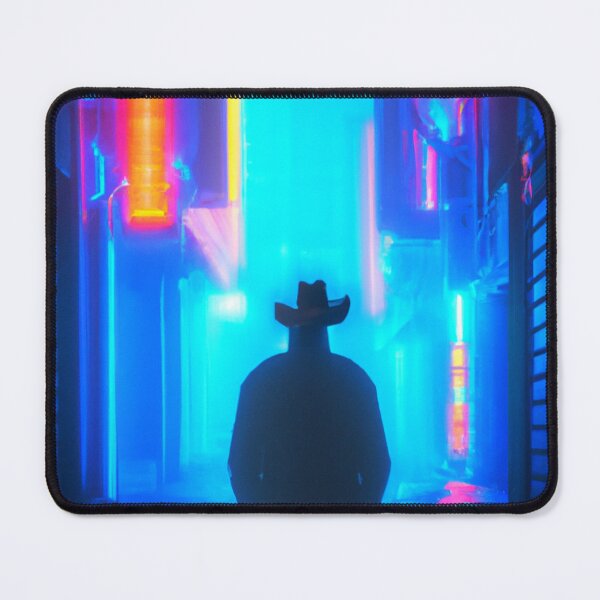 Item preview, Cowboy GunSlinger Noir Neo Tokyo Futurescape designed and sold by RTAH.