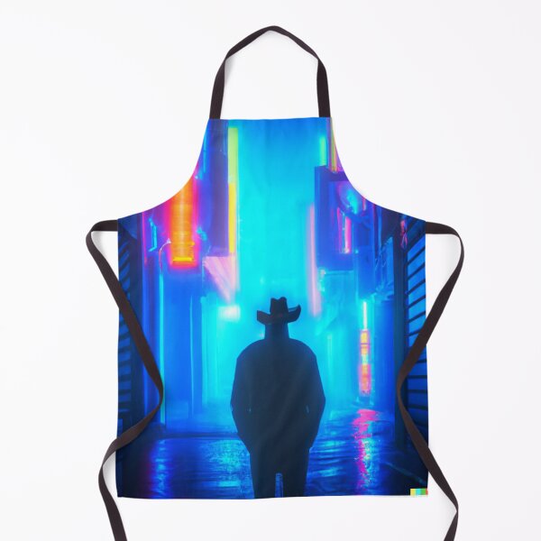 Item preview, Cowboy GunSlinger Noir Neo Tokyo Futurescape designed and sold by RTAH.