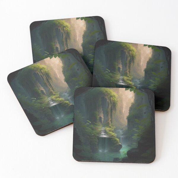 Item preview, 25 - Sacred Pools Waterfalls Inner Earth Ethereal designed and sold by StarbuckLight.