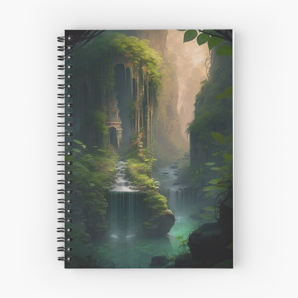 Item preview, 25 - Sacred Pools Waterfalls Inner Earth Ethereal designed and sold by StarbuckLight.