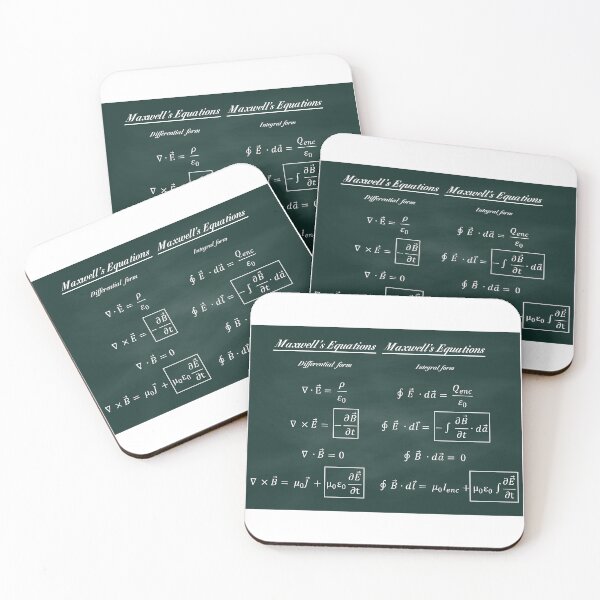 Item preview, Maxwell's Equations designed and sold by ScienceCorner.