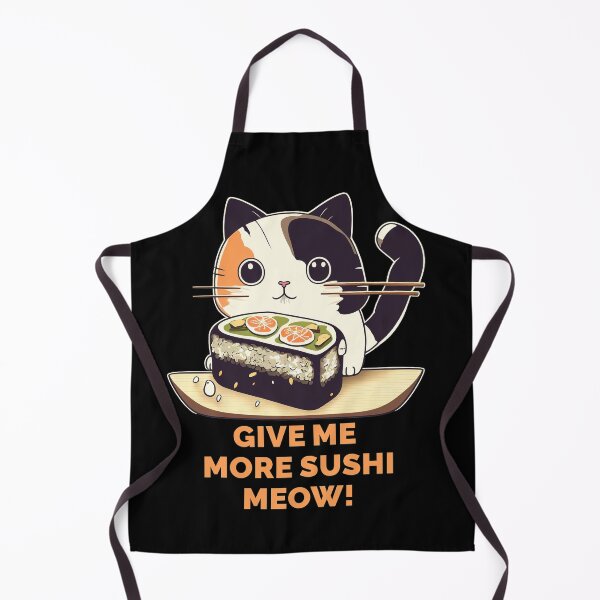 Item preview, Give me more sushi MEOW designed and sold by MeditationMind.
