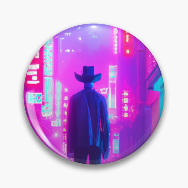 Item preview, Cowboy Bounty Hunter Noir Neo Tokyo Futurescape designed and sold by RTAH.