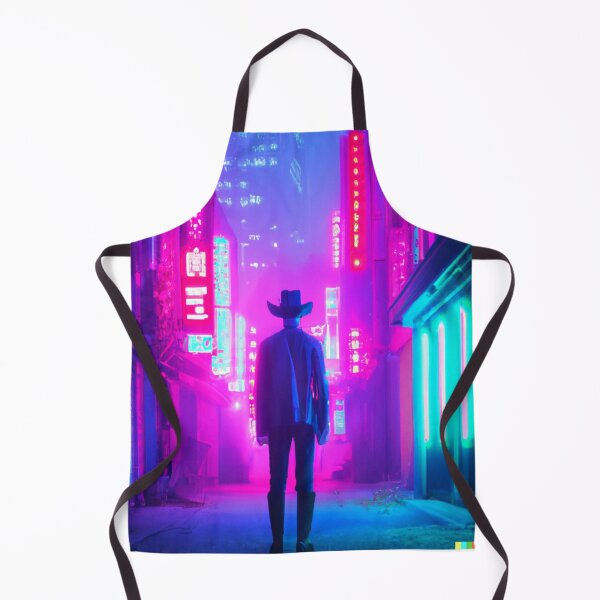 Item preview, Cowboy Bounty Hunter Noir Neo Tokyo Futurescape designed and sold by RTAH.