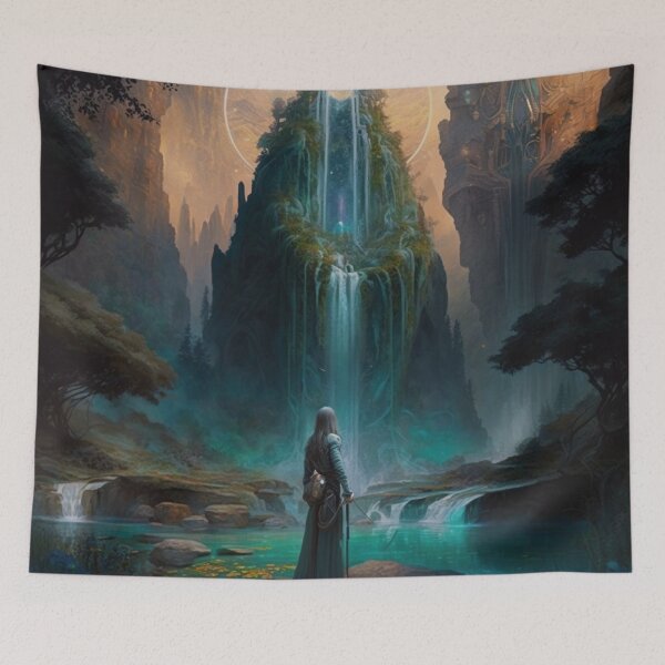 Item preview, 26 - Sacred Pools Waterfalls Inner Earth Ethereal designed and sold by StarbuckLight.