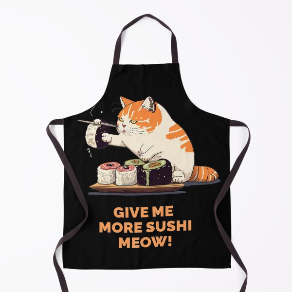 Item preview, Give me more sushi MEOW designed and sold by MeditationMind.