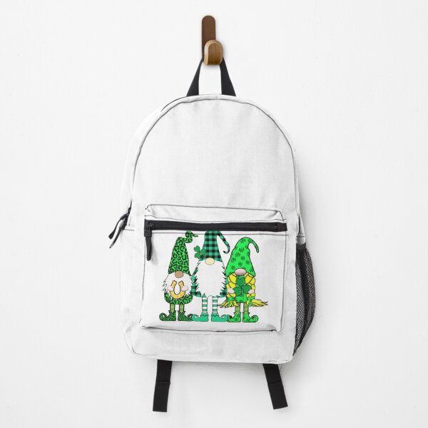 Item preview, 3 Cute Irish Gnome Leprechauns Green Shamrocks Long Legged designed and sold by funnytshirtemp.